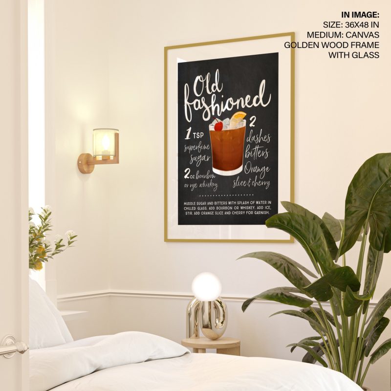 Old fashioned - Cocktail Recipe – Wall Painting