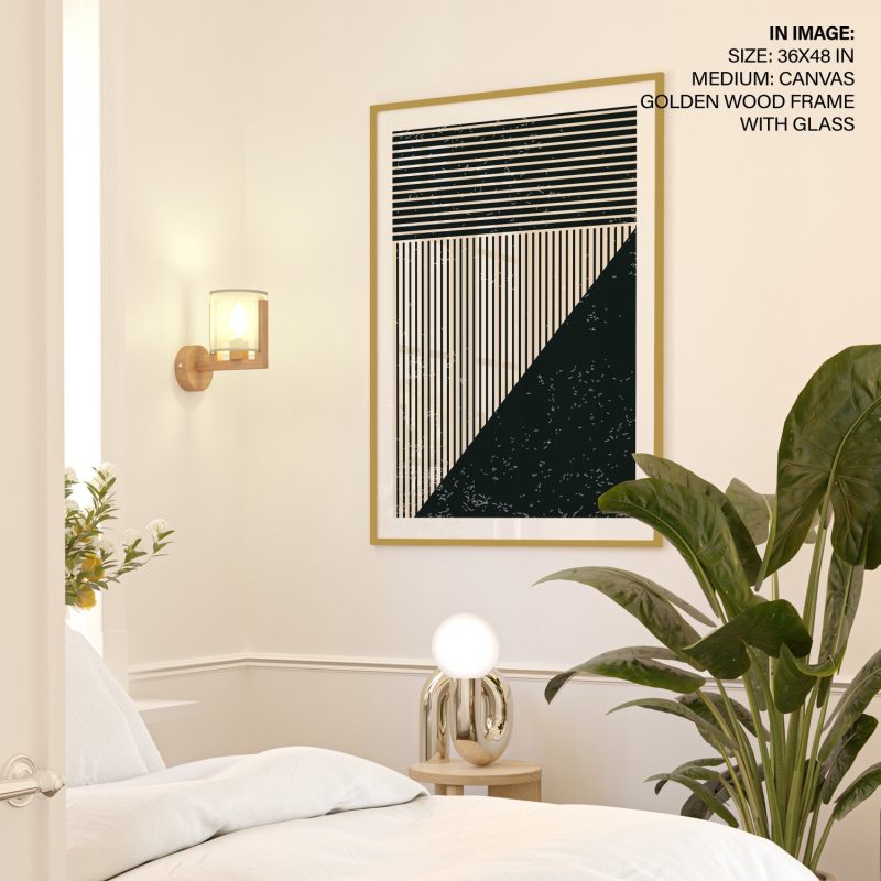 Abstract Diagonal Stripes – Wall Art