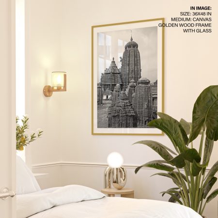 Traditional Indian Temple Complex – Wall Decor