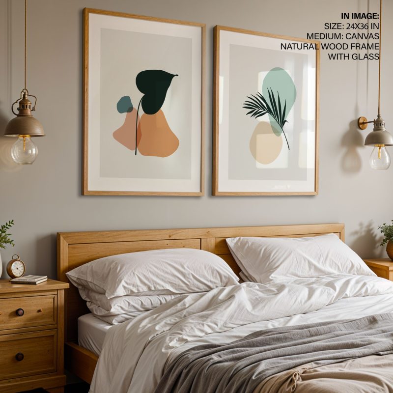 Abstract Organic Shapes and Leaves – Home Decor