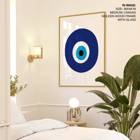 Minimalist Evil Eye – Wall Decor