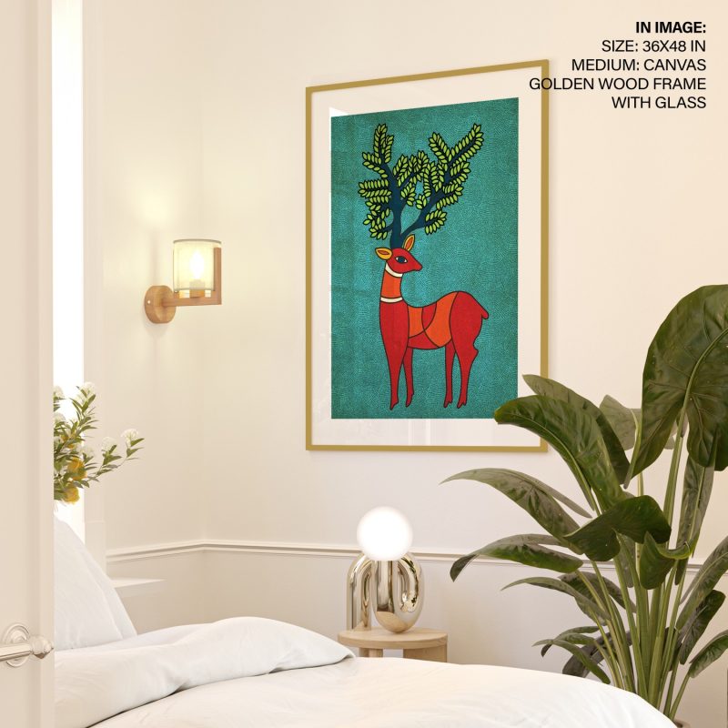 Gond Deer Tree Antlers – Home Decor