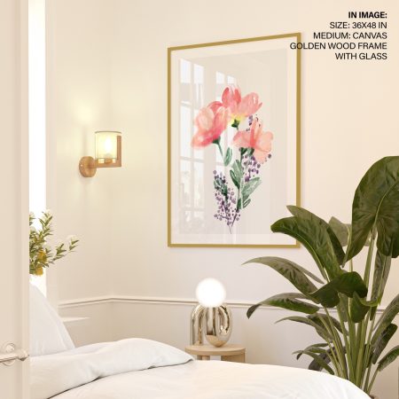 Peachy blossom leaflet