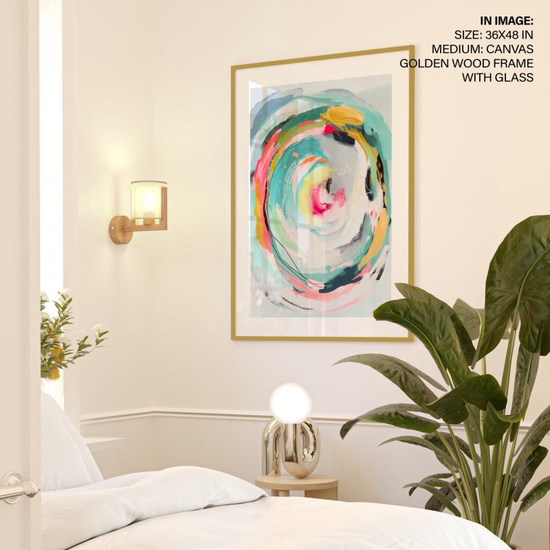 Abstract Swirling Brushstrokes – Home Decor