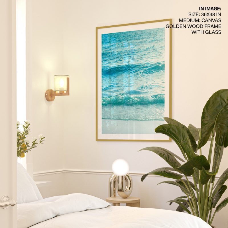 Nature Waves Breaking Beach – Wall Decor