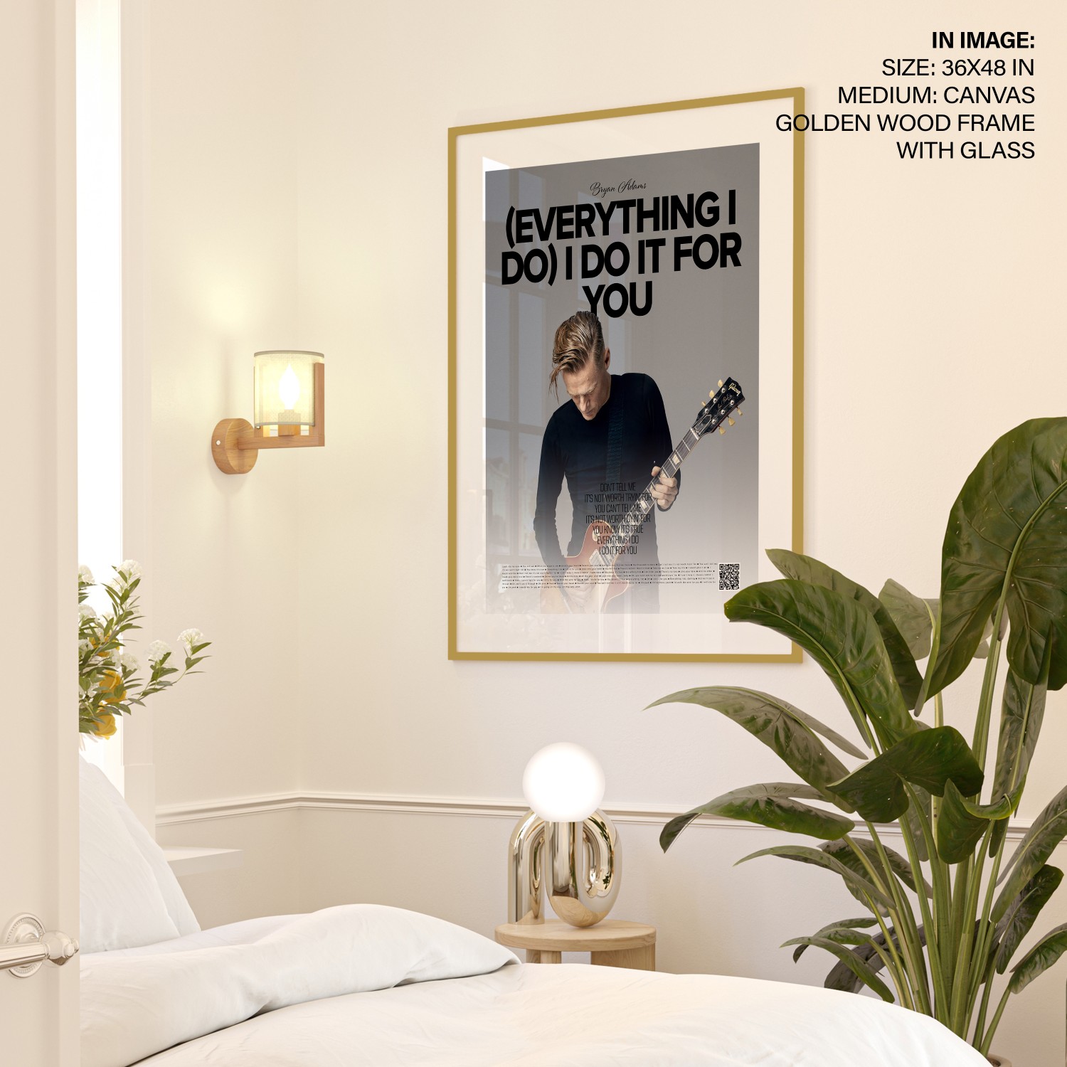 Wall Art | Bryan Adams - (Everything i do) I do it for you (poster
