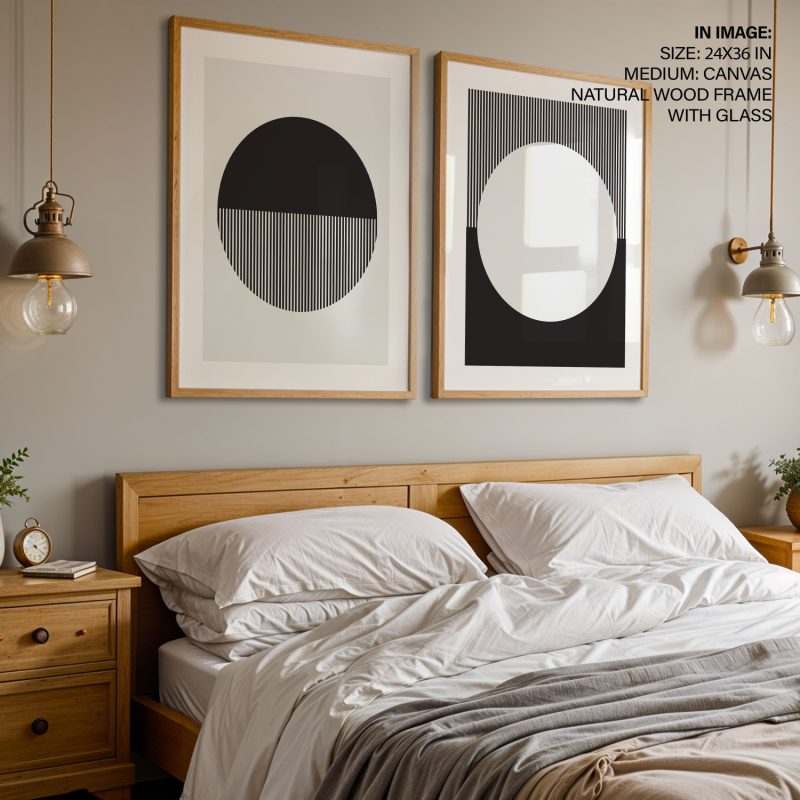 Minimalist Circles and Lines – Wall Painting