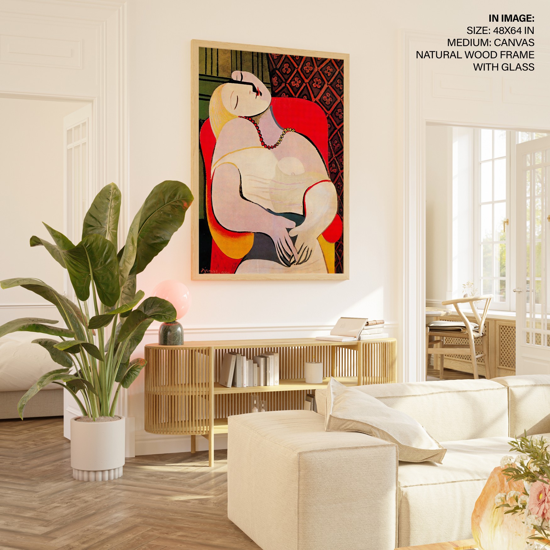 Wall Decor | A dream by Pablo Picasso (1932) | Custom Size & Frame