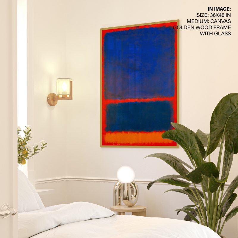 Wall Decor | Blue, Orange, Red by Mark Rothko (1961) | Custom Size