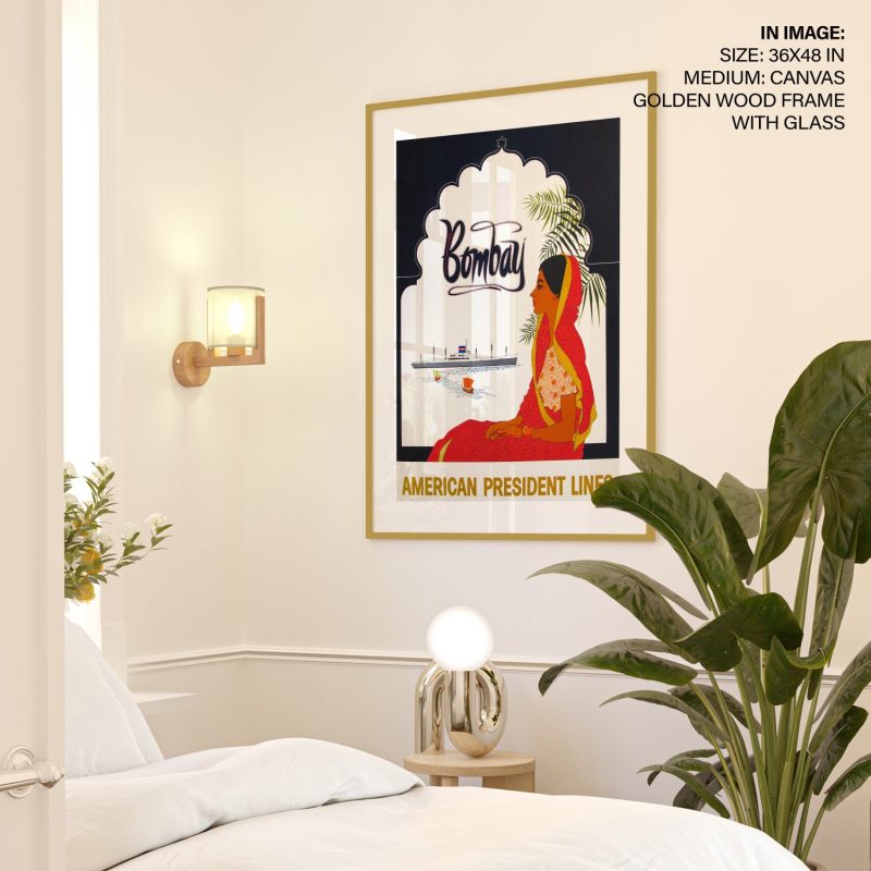 Traditional Bombay Travel Poster – Wall Hanging