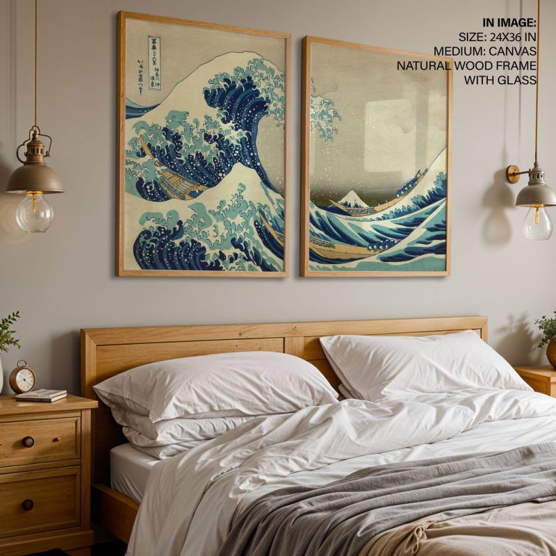The great wave of Kanagawa by Katsushika Hokusai (1829)