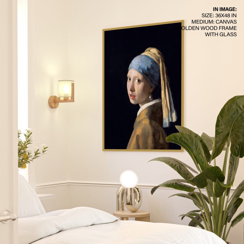 Girl with pearl earring by Johannes vermeer