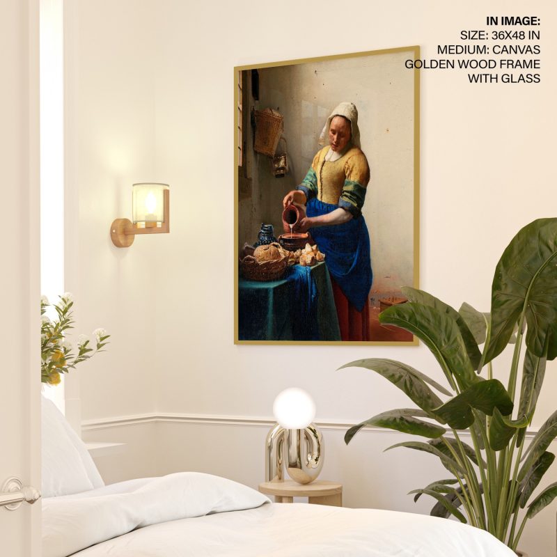 Wall Art | Het melkmeisje by Johannes vermeer | Small to XXXL