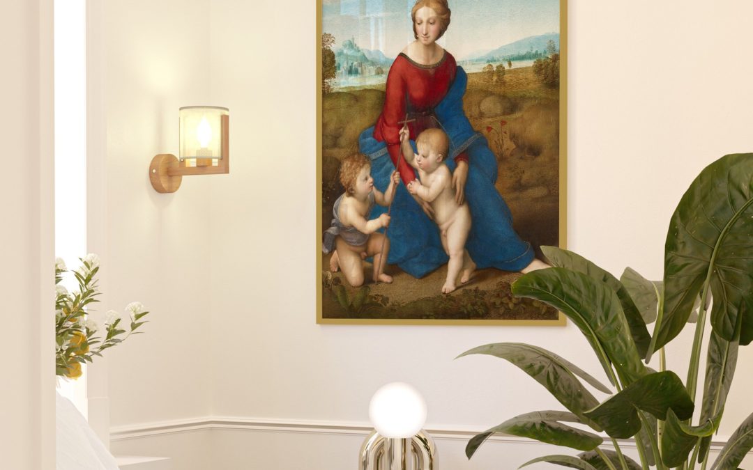 Wall Art | Raphael Madonna in the Meadow by raphael | Small to