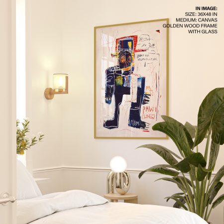 Iro New york of the negro policeman by Jean Michel Basquiat (1981)
