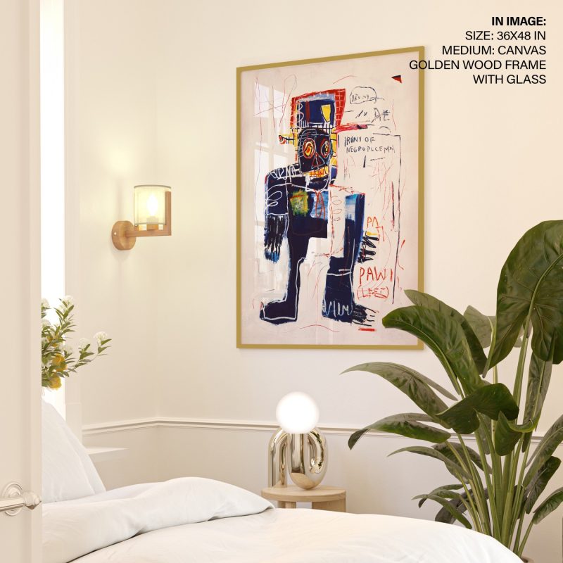 Iro New york of the negro policeman by Jean Michel Basquiat (1981)