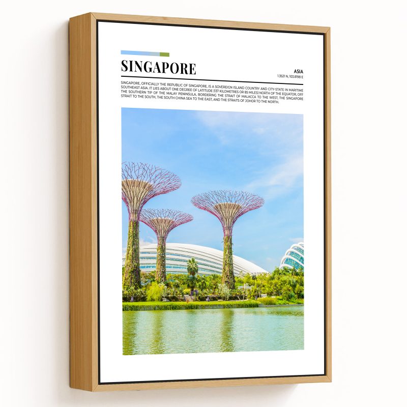 Singapore, Asia pantone poster