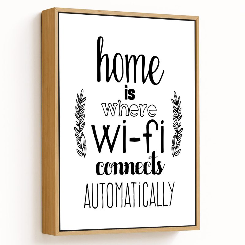 Home is where wifi connects automatically