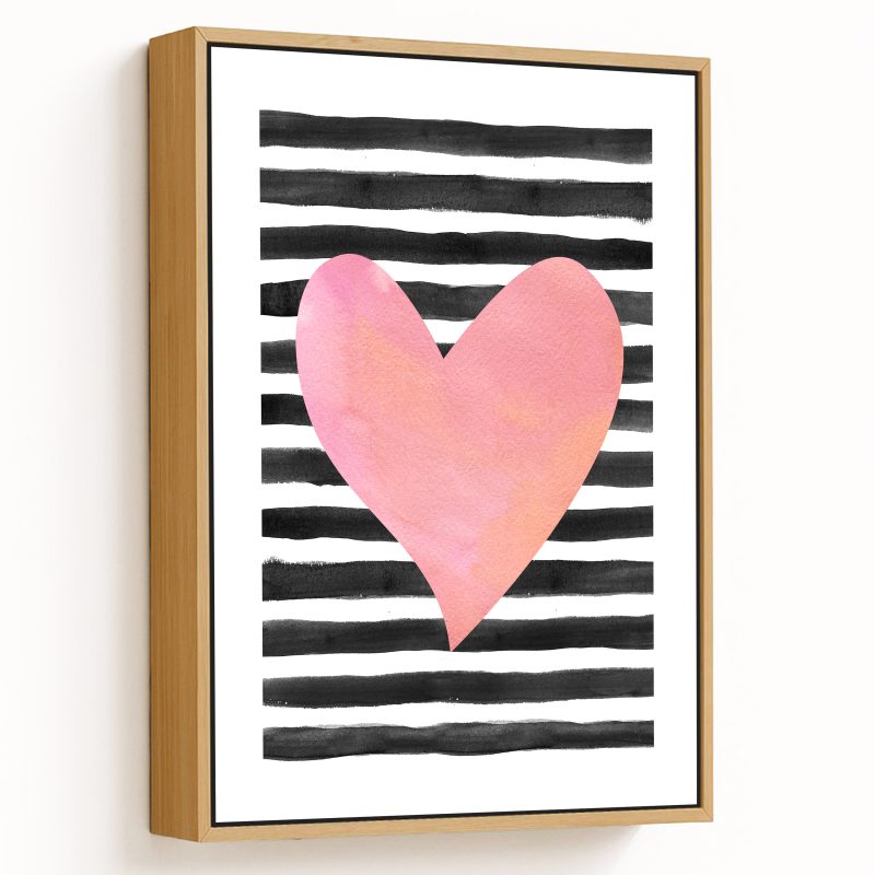 Heart Art Print Love Decor Valentines Day Gift Wedding Heart Poster Wall Decor Print Wall Art