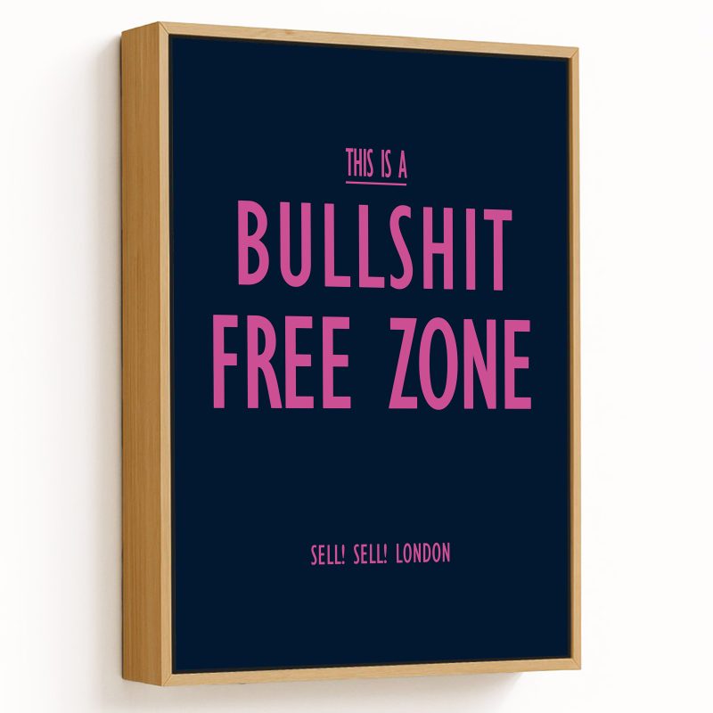 This is a bullshit free zone