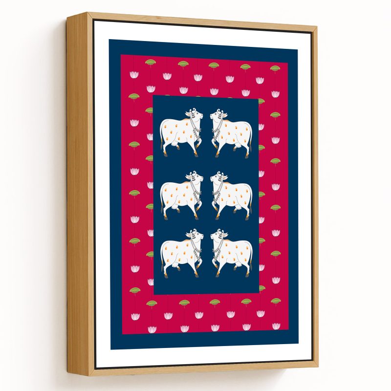 Indian traditional white cow