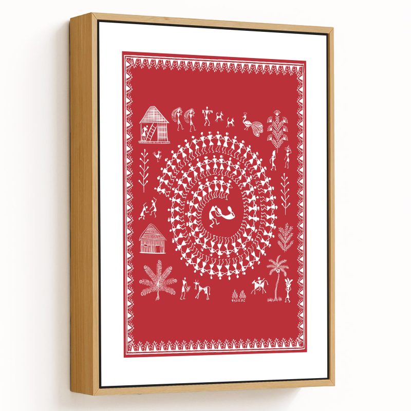 Village view of warli art