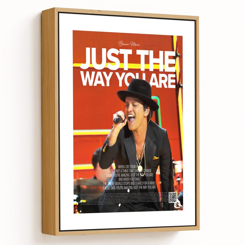 Bruno Mars - Just the way you are (poster)