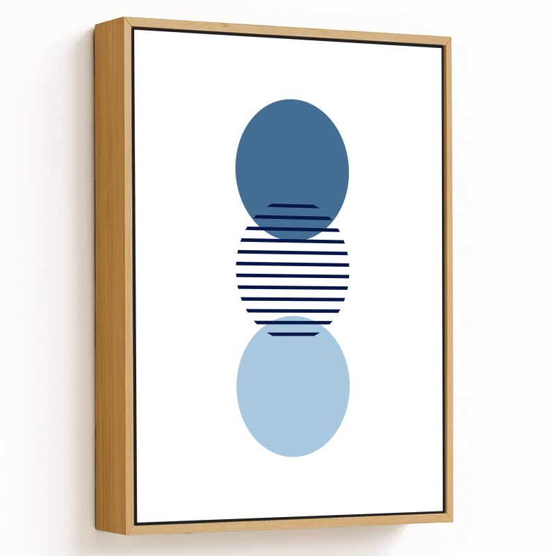 Three circle line drawing geometric shapes