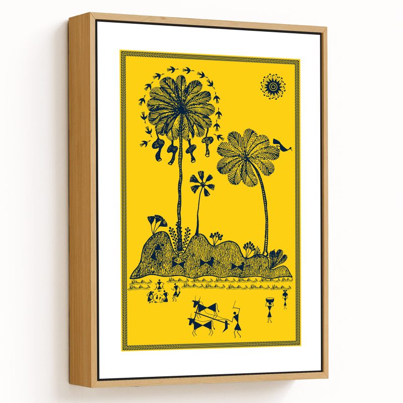 Traditional farming warli