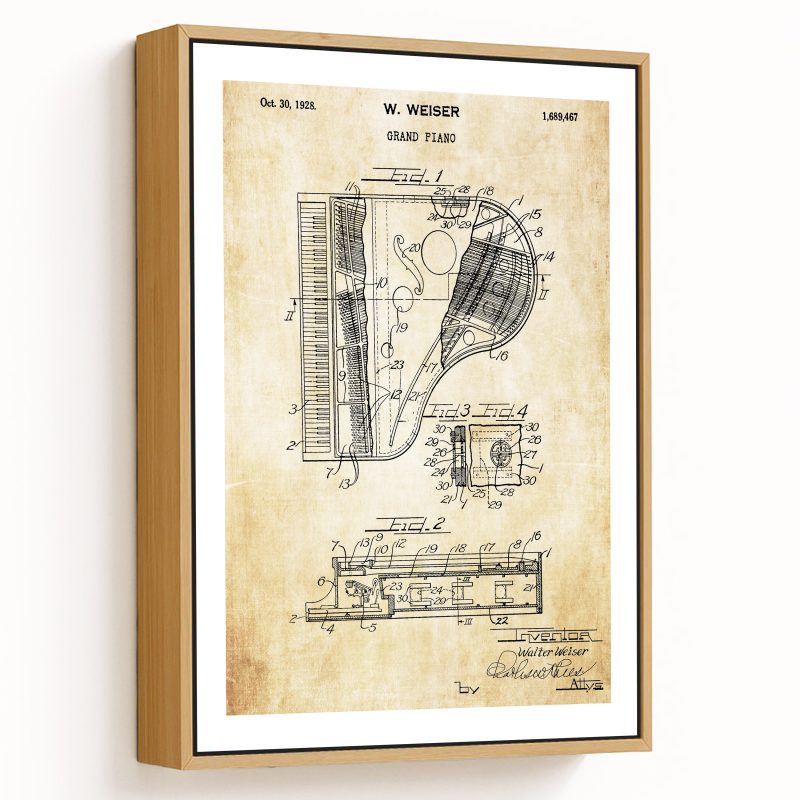 Grand piano 1928 vintage