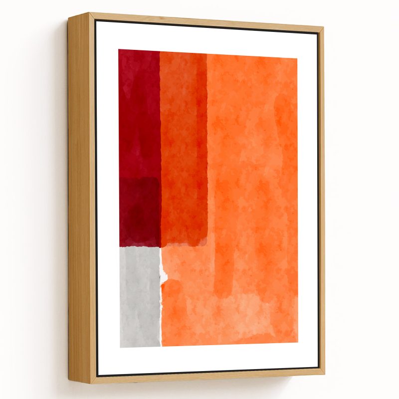 Mark Rothko Red and Orange Brushstrokes