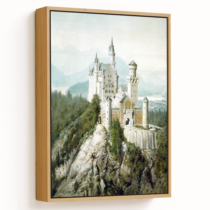 Neuschwanstein castle in upper bavaria by Adolf Hitler