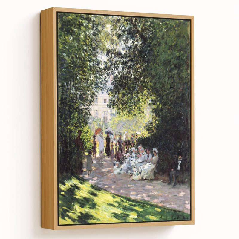 At the parc monceau by Claude Monet (1878)