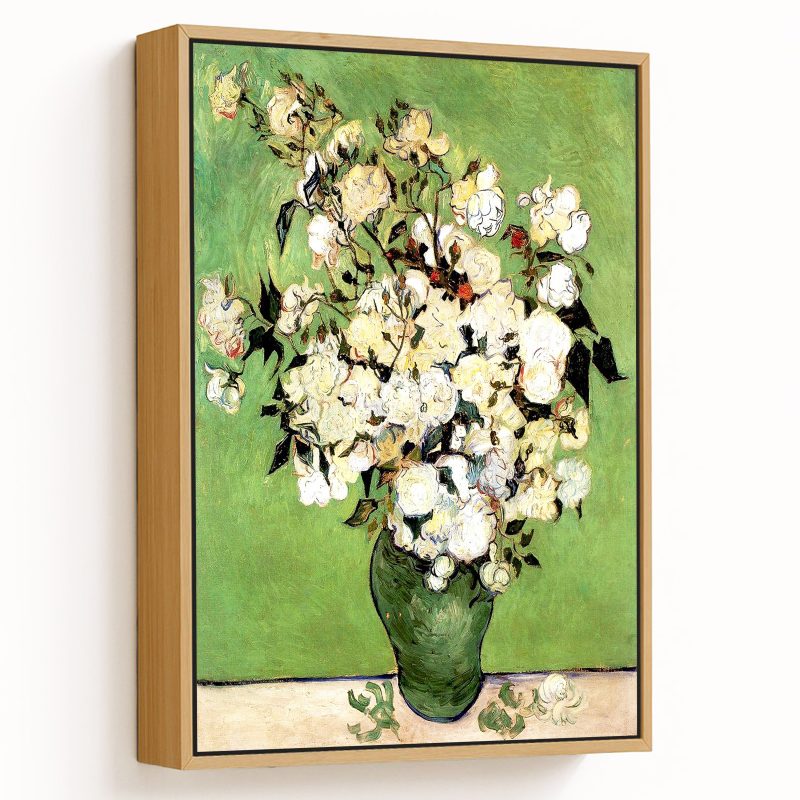 A vase of roses by Vincent van gogh (1890)