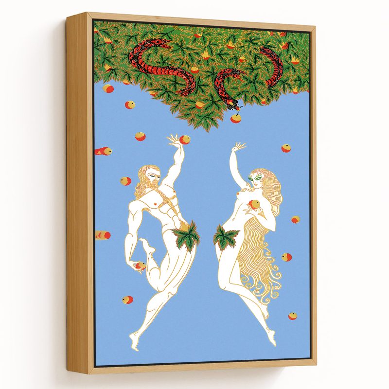 Adam and eve by Erte (1982)