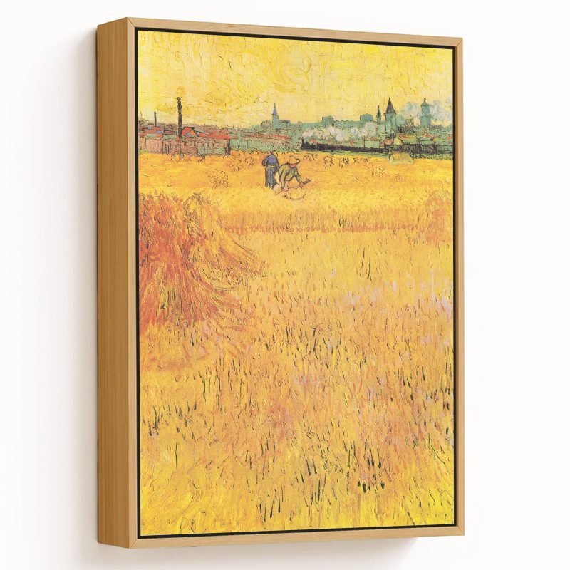 Arles View from the Wheat Fields by Vincent van Gogh (1888)
