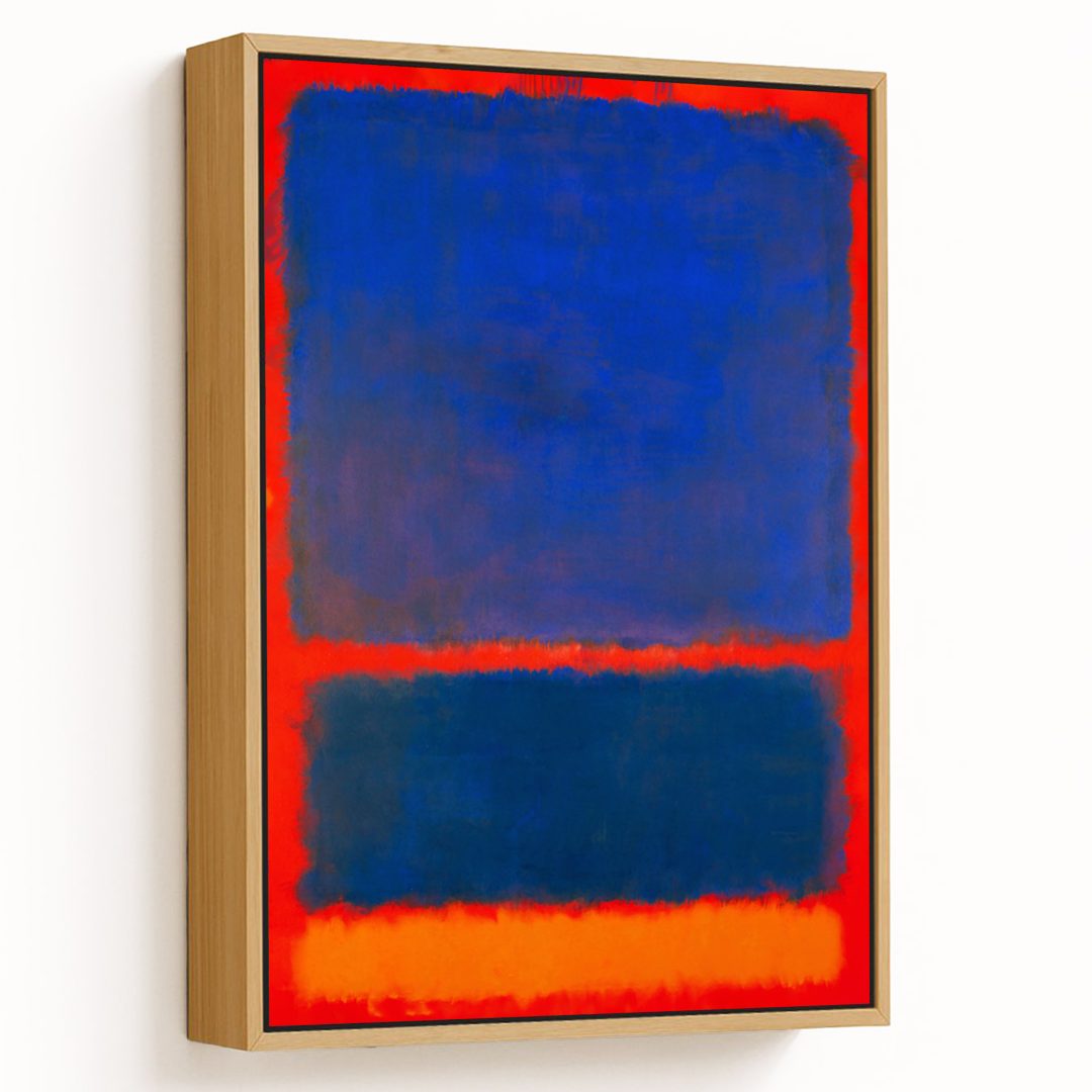 Mark Rothko Blue, Orange & Red アートポスター Wall Decor | Blue, Orange, Red by Mark Rothko (1961) | Custom Size