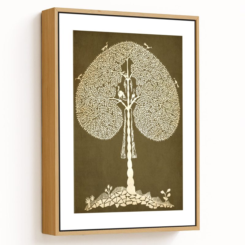 Exotic warli tree of life