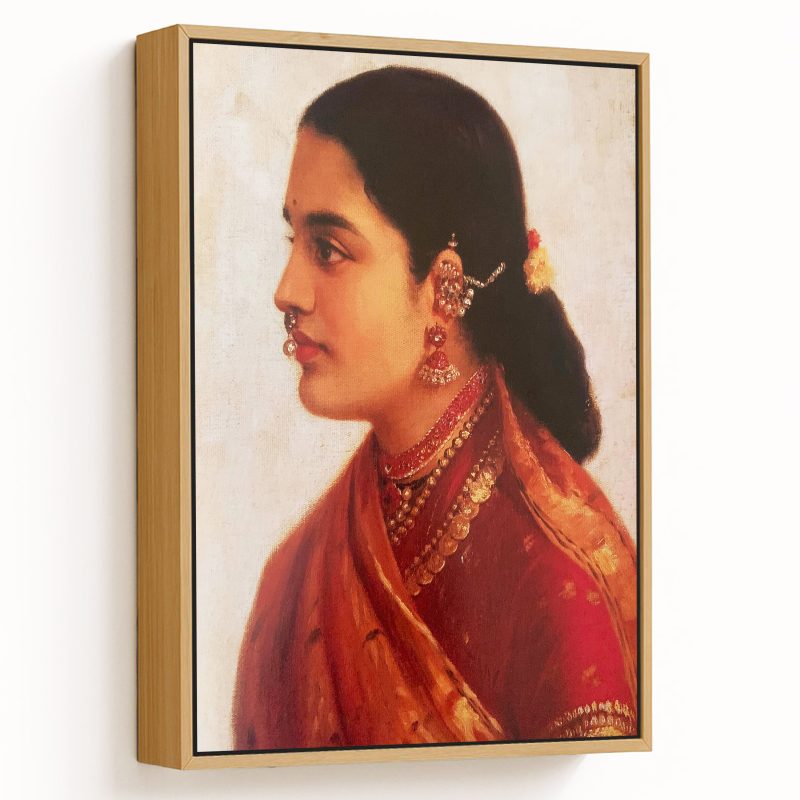 A tamil lady by Raja Ravi Varma