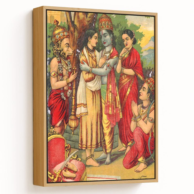 Bharata bhet by Raja Ravi Varma