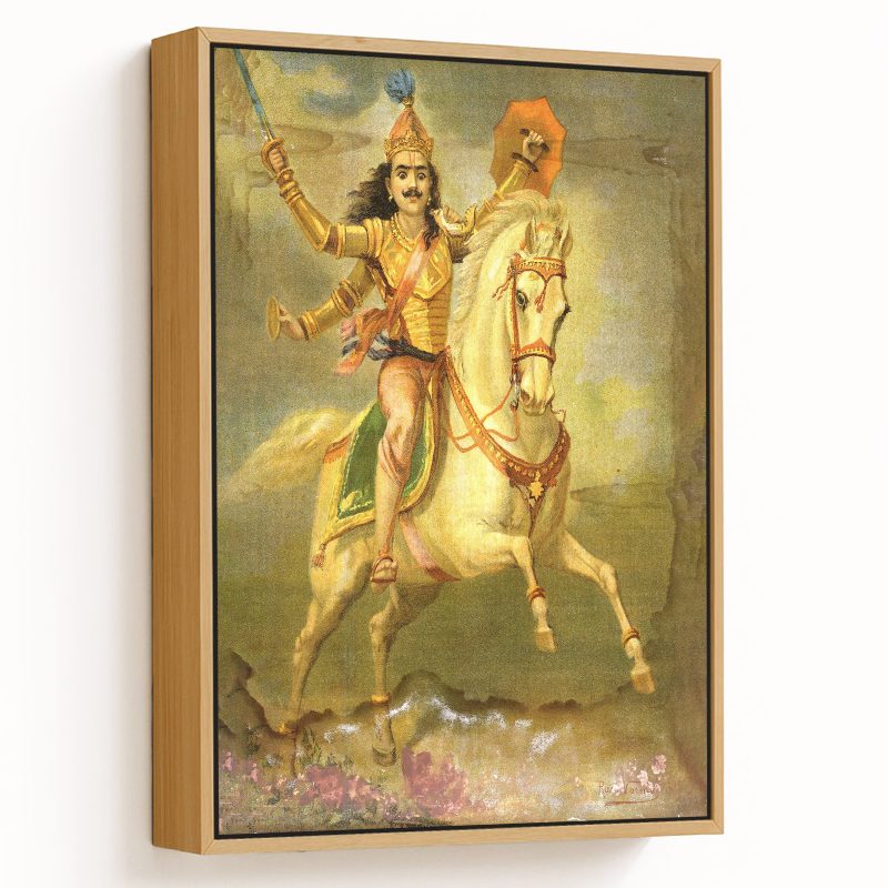 Kalki avatar by Raja Ravi Varma