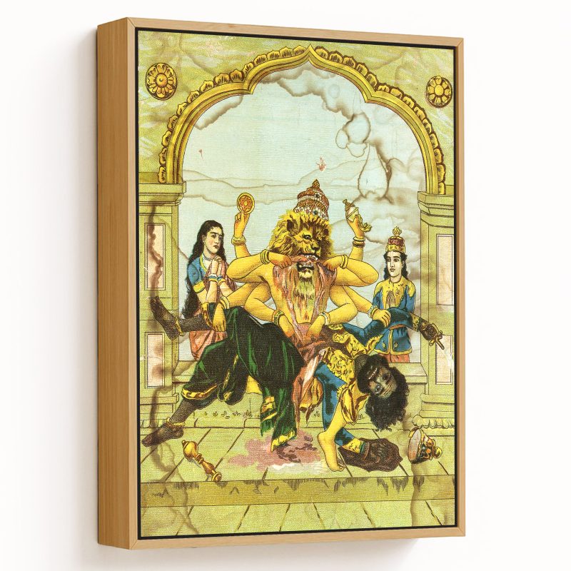 Narasimha avatar by Raja Ravi Varma (1930)