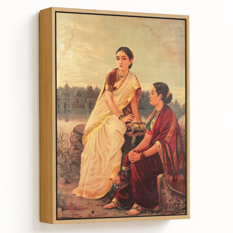Radha by Raja Ravi Varma (1895)