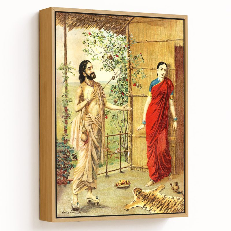 Ravan and sita by Raja Ravi Varma (1910)