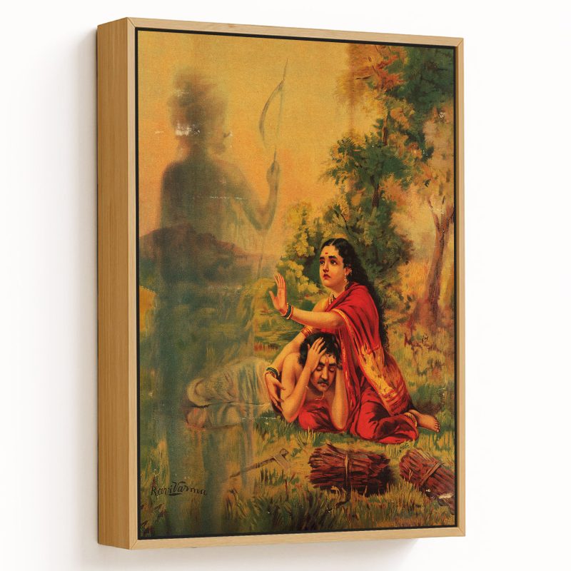 Savitri by Raja Ravi Varma (1898)
