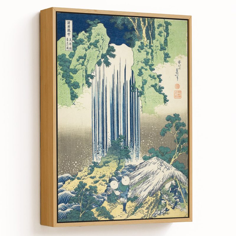 Yoro Waterfall in Mino Province by katsushika Hokusai