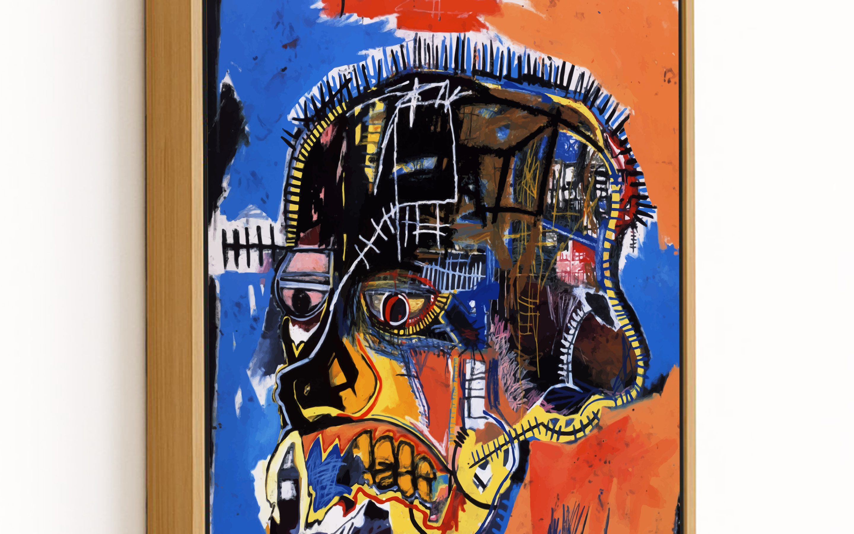 Wall Decor | Head by jean michel basquiat (1981) | Custom Size