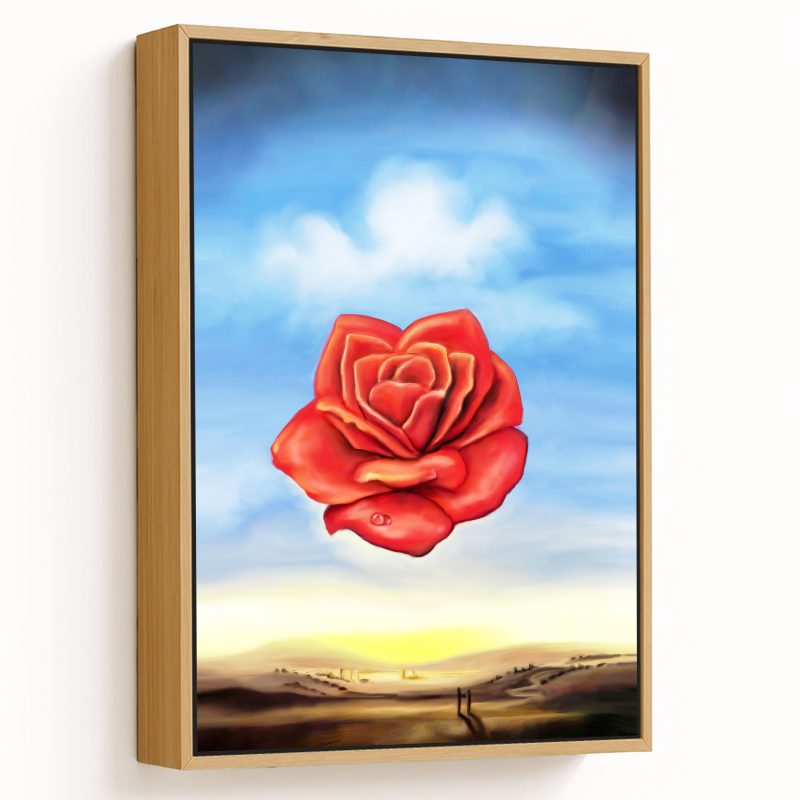 Meditative rose by Salvador Dali (1958)