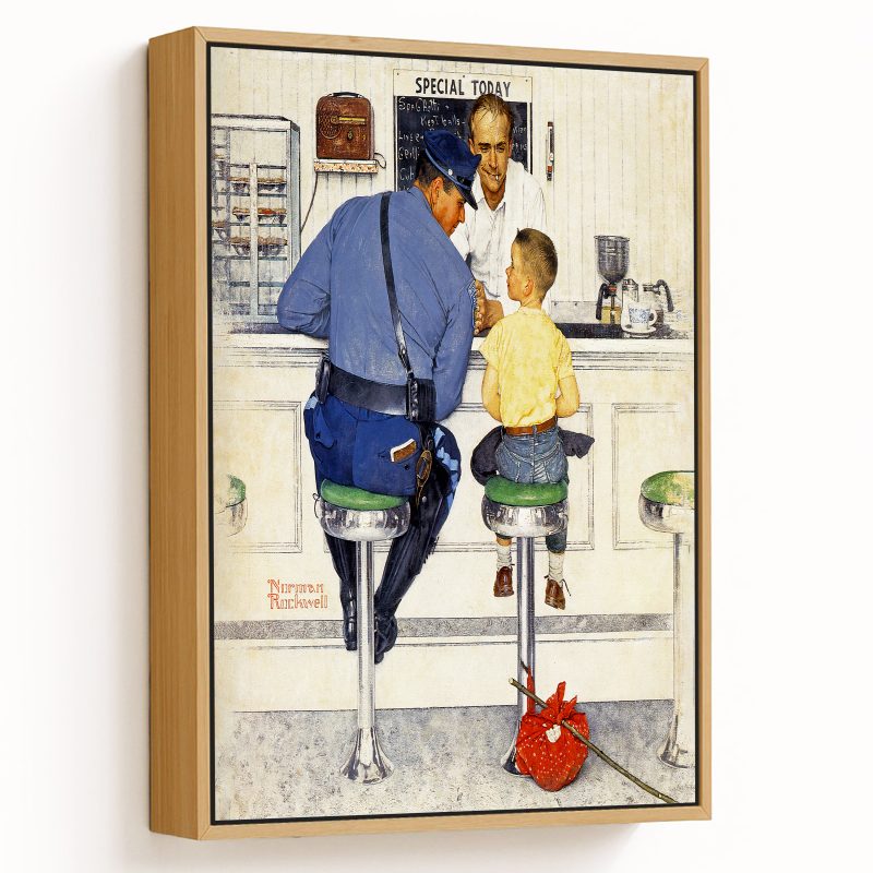 The runaway by Norman Rockwell (1958)