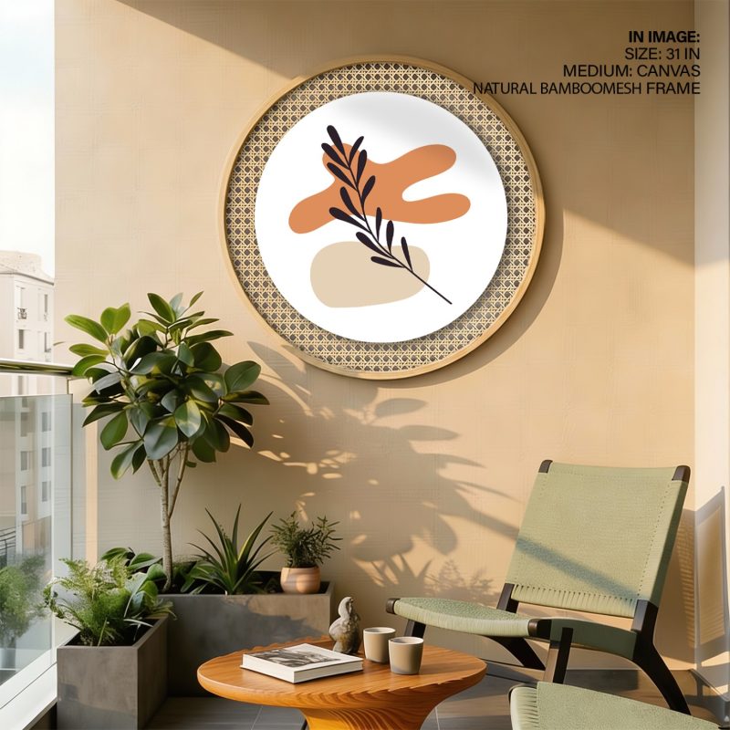 Minimalist Botanical Branch Abstract Shapes – Wall Art